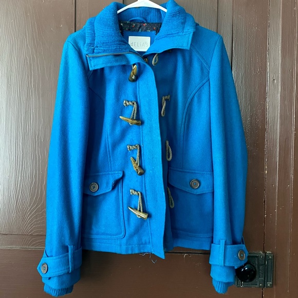 Hooded Wool Coat - Picture 1 of 8